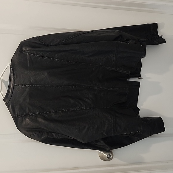 Leather Military Jacket (Torrid) - Picture 4 of 5